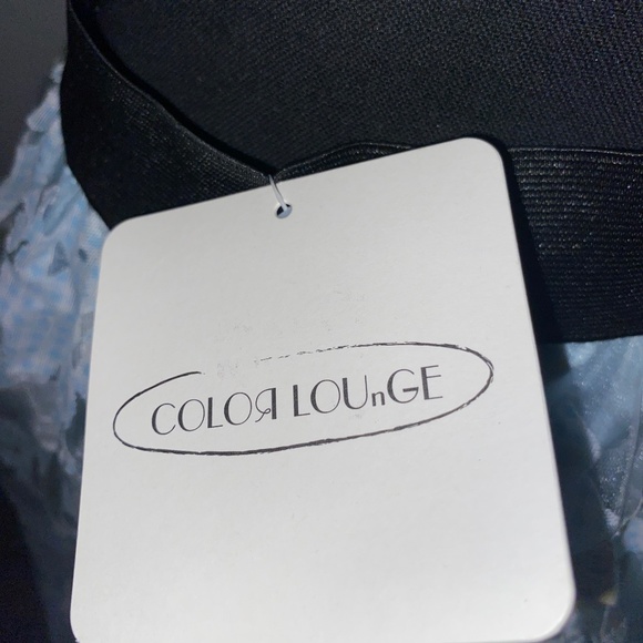 Light Blue Floral Accent Flare Skirt - Picture 10 of 11